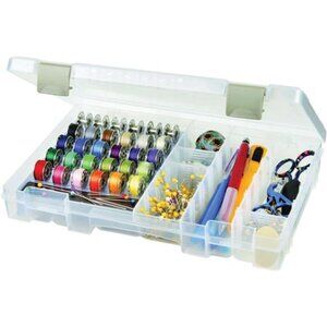 Sew-Lutions Bobbin/Supply Box Sewing Organizer, [1] Plastic